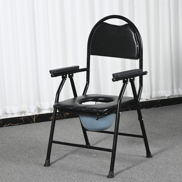 Cadeira higi&ecirc;nica com tubo de ferro com revestimento em p&oacute; Arc-Back 