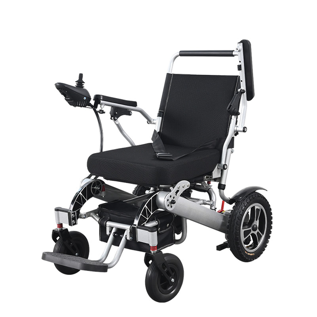 Kursi Roda Listrik Bahan Paduan Aluminium Lipat Ringan dengan Baterai Lithium 